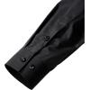 imageJVER Mens Dress Shirts Solid Long Sleeve Stretch WrinkleFree Formal Shirt Business Casual Button Down ShirtsBlack