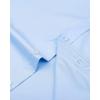 imageJVER Mens Dress Shirts Solid Long Sleeve Stretch WrinkleFree Formal Shirt Business Casual Button Down ShirtsBlue