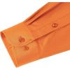 imageJVER Mens Dress Shirts Solid Long Sleeve Stretch WrinkleFree Formal Shirt Business Casual Button Down ShirtsBurnt Orange