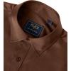imageJVER Mens Dress Shirts Solid Long Sleeve Stretch WrinkleFree Formal Shirt Business Casual Button Down ShirtsChocolate Brown