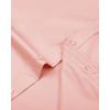 imageJVER Mens Dress Shirts Solid Long Sleeve Stretch WrinkleFree Formal Shirt Business Casual Button Down ShirtsCoral