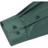 imageJVER Mens Dress Shirts Solid Long Sleeve Stretch WrinkleFree Formal Shirt Business Casual Button Down ShirtsDark Green