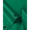 imageJVER Mens Dress Shirts Solid Long Sleeve Stretch WrinkleFree Formal Shirt Business Casual Button Down ShirtsHunter Green