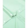imageJVER Mens Dress Shirts Solid Long Sleeve Stretch WrinkleFree Formal Shirt Business Casual Button Down ShirtsLight Green