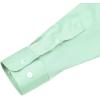 imageJVER Mens Dress Shirts Solid Long Sleeve Stretch WrinkleFree Formal Shirt Business Casual Button Down ShirtsLight Green