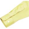 imageJVER Mens Dress Shirts Solid Long Sleeve Stretch WrinkleFree Formal Shirt Business Casual Button Down ShirtsLight Yellow
