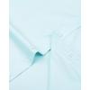 imageJVER Mens Dress Shirts Solid Long Sleeve Stretch WrinkleFree Formal Shirt Business Casual Button Down ShirtsMist Blue