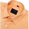 imageJVER Mens Dress Shirts Solid Long Sleeve Stretch WrinkleFree Formal Shirt Business Casual Button Down ShirtsOrange