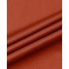imageJVER Mens Dress Shirts Solid Long Sleeve Stretch WrinkleFree Formal Shirt Business Casual Button Down ShirtsPersimmon Red