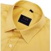 imageJVER Mens Dress Shirts Solid Long Sleeve Stretch WrinkleFree Formal Shirt Business Casual Button Down ShirtsYellow