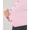 imageJVER Mens Dress Shirts Stretch Long Sleeve Formal Shirt Solid Business Casual Button Down Shirts for Wedding PromPink