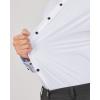 imageJVER Mens Dress Shirts Stretch Long Sleeve Formal Shirt Solid Business Casual Button Down Shirts for Wedding PromWhite
