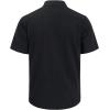 imageJVER Mens Cotton Linen Short Sleeve Shirts Casual Lightweight Button Down Shirts Vacation Beach Summer Tops with PocketBlack