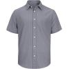 imageJVER Mens Cotton Linen Short Sleeve Shirts Casual Lightweight Button Down Shirts Vacation Beach Summer Tops with PocketDark Grey