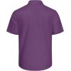 imageJVER Mens Cotton Linen Short Sleeve Shirts Casual Lightweight Button Down Shirts Vacation Beach Summer Tops with PocketDark Purple