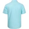 imageJVER Mens Cotton Linen Short Sleeve Shirts Casual Lightweight Button Down Shirts Vacation Beach Summer Tops with PocketFluorescent Blue