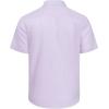 imageJVER Mens Cotton Linen Short Sleeve Shirts Casual Lightweight Button Down Shirts Vacation Beach Summer Tops with PocketLight Purple
