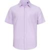 imageJVER Mens Cotton Linen Short Sleeve Shirts Casual Lightweight Button Down Shirts Vacation Beach Summer Tops with PocketLight Purple