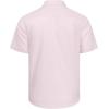 imageJVER Mens Cotton Linen Short Sleeve Shirts Casual Lightweight Button Down Shirts Vacation Beach Summer Tops with PocketPink
