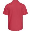 imageJVER Mens Cotton Linen Short Sleeve Shirts Casual Lightweight Button Down Shirts Vacation Beach Summer Tops with PocketRed