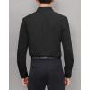 imageJVER Mens Dress Shirts Stretch Stain Shield Long Sleeve Solid Formal Shirt Business Casual Button Down ShirtsBlack