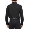 imageJVER Mens Dress Shirts Stretch Stain Shield Long Sleeve Solid Formal Shirt Business Casual Button Down ShirtsBlack