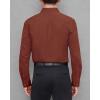 imageJVER Mens Dress Shirts Stretch Stain Shield Long Sleeve Solid Formal Shirt Business Casual Button Down ShirtsCaramel