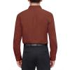 imageJVER Mens Dress Shirts Stretch Stain Shield Long Sleeve Solid Formal Shirt Business Casual Button Down ShirtsCaramel