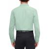 imageJVER Mens Dress Shirts Stretch Stain Shield Long Sleeve Solid Formal Shirt Business Casual Button Down ShirtsLight Green