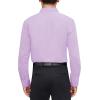 imageJVER Mens Dress Shirts Stretch Stain Shield Long Sleeve Solid Formal Shirt Business Casual Button Down ShirtsLight Purple