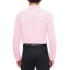 imageJVER Mens Dress Shirts Stretch Stain Shield Long Sleeve Solid Formal Shirt Business Casual Button Down ShirtsPink