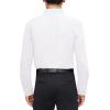 imageJVER Mens Dress Shirts Stretch Stain Shield Long Sleeve Solid Formal Shirt Business Casual Button Down ShirtsWhite