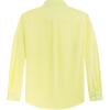 imageJVER Mens Oxford Shirt Solid Casual Button Down Collar Shirts Long Sleeve Dress Shirts with PocketLemon Yellow