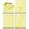 imageJVER Mens Oxford Shirt Solid Casual Button Down Collar Shirts Long Sleeve Dress Shirts with PocketLemon Yellow