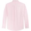 imageJVER Mens Oxford Shirt Solid Casual Button Down Collar Shirts Long Sleeve Dress Shirts with PocketLight Pink