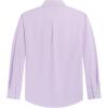 imageJVER Mens Oxford Shirt Solid Casual Button Down Collar Shirts Long Sleeve Dress Shirts with PocketPurple