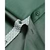 imageJVER Mens Casual Long Sleeve Stretch Dress Shirt WrinkleFree Regular Fit Button Down ShirtsArmy Green