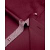 imageJVER Mens Casual Long Sleeve Stretch Dress Shirt WrinkleFree Regular Fit Button Down ShirtsBurgundy Red