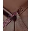 imageJVER Mens Casual Long Sleeve Stretch Dress Shirt WrinkleFree Regular Fit Button Down ShirtsChocolate Brown