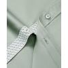 imageJVER Mens Casual Long Sleeve Stretch Dress Shirt WrinkleFree Regular Fit Button Down ShirtsGreen