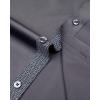 imageJVER Mens Casual Long Sleeve Stretch Dress Shirt WrinkleFree Regular Fit Button Down ShirtsGrey