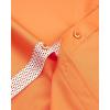 imageJVER Mens Casual Long Sleeve Stretch Dress Shirt WrinkleFree Regular Fit Button Down ShirtsOrange