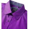 imageJVER Mens Casual Long Sleeve Stretch Dress Shirt WrinkleFree Regular Fit Button Down ShirtsPurple