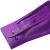 imageJVER Mens Casual Long Sleeve Stretch Dress Shirt WrinkleFree Regular Fit Button Down ShirtsPurple