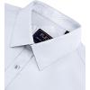 imageJVER Mens Casual Long Sleeve Stretch Dress Shirt WrinkleFree Regular Fit Button Down ShirtsSilver Grey