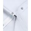 imageJVER Mens Casual Long Sleeve Stretch Dress Shirt WrinkleFree Regular Fit Button Down ShirtsSilver Grey
