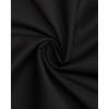 imageJVER Mens Short Sleeve Dress Shirts Stretch Stain Shield Casual Button Down Shirts Solid Formal ShirtBlack
