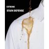 imageJVER Mens Short Sleeve Dress Shirts Stretch Stain Shield Casual Button Down Shirts Solid Formal ShirtBlack