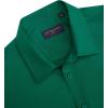 imageJVER Mens Short Sleeve Dress Shirts Stretch Stain Shield Casual Button Down Shirts Solid Formal ShirtDark Green