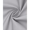 imageJVER Mens Short Sleeve Dress Shirts Stretch Stain Shield Casual Button Down Shirts Solid Formal ShirtLight Grey